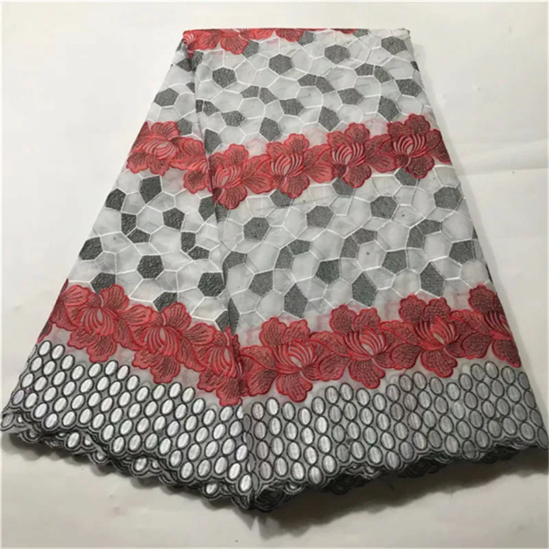 

2019 Latest Swiss Lace Fabric Dress African French Voile Lace In Switzerland High Quality Nigerian Dry Cotton Lace Fabric
