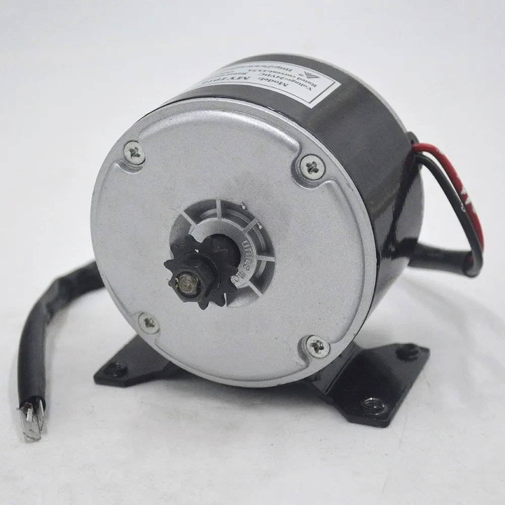 Flash Deal 24V 250W Brush Motor MY1025 High-speed Brush + Gear Decelerating Motor for Electric Bicycle Bike electrice scooter 1