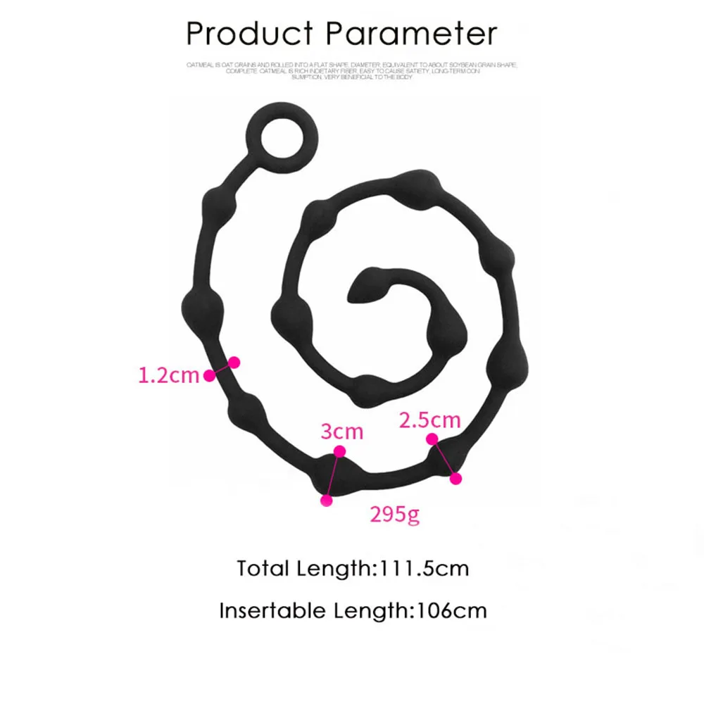 Silicone Anal Beads - Safe Material