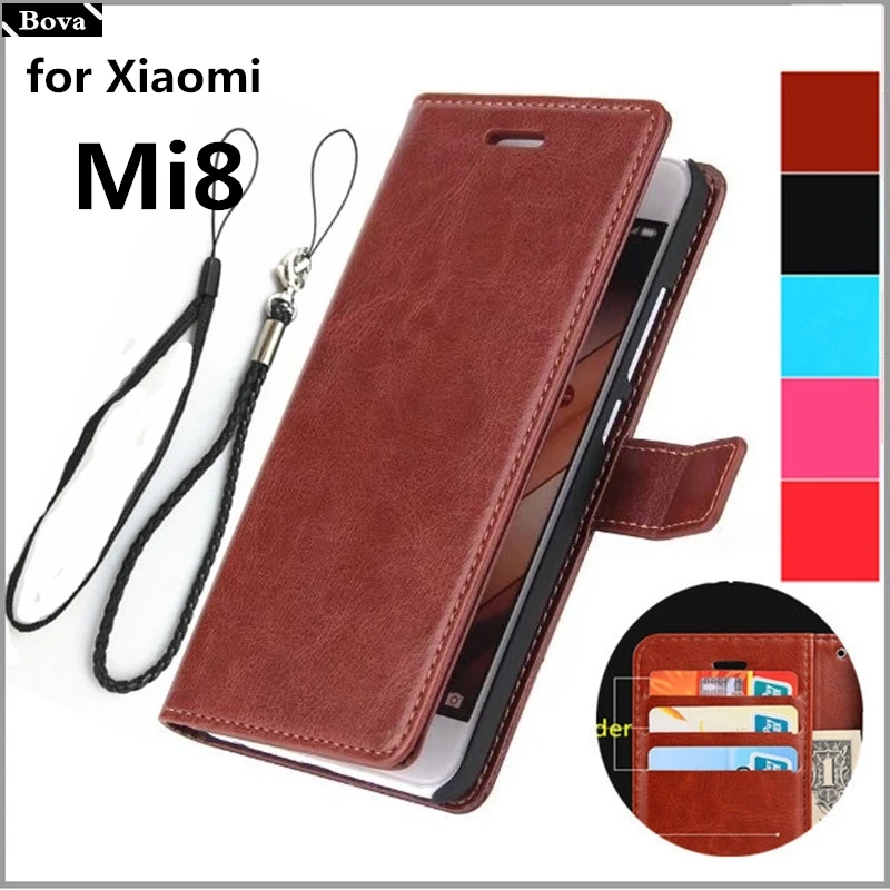 Чехол для Xiaomi Mi 8 Pro чехол книжка из искусственной кожи с отделением карт Lite Mi8 Explore