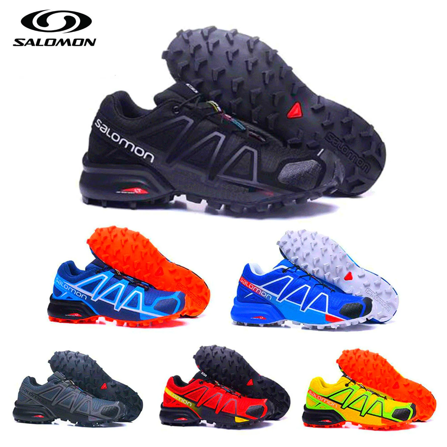 

hot Salomon Speed Cross 4 CS cross-country men running shoes Brand Sneakers Male Athletic Sport Shoes SPEEDCROS Fencing Shoes
