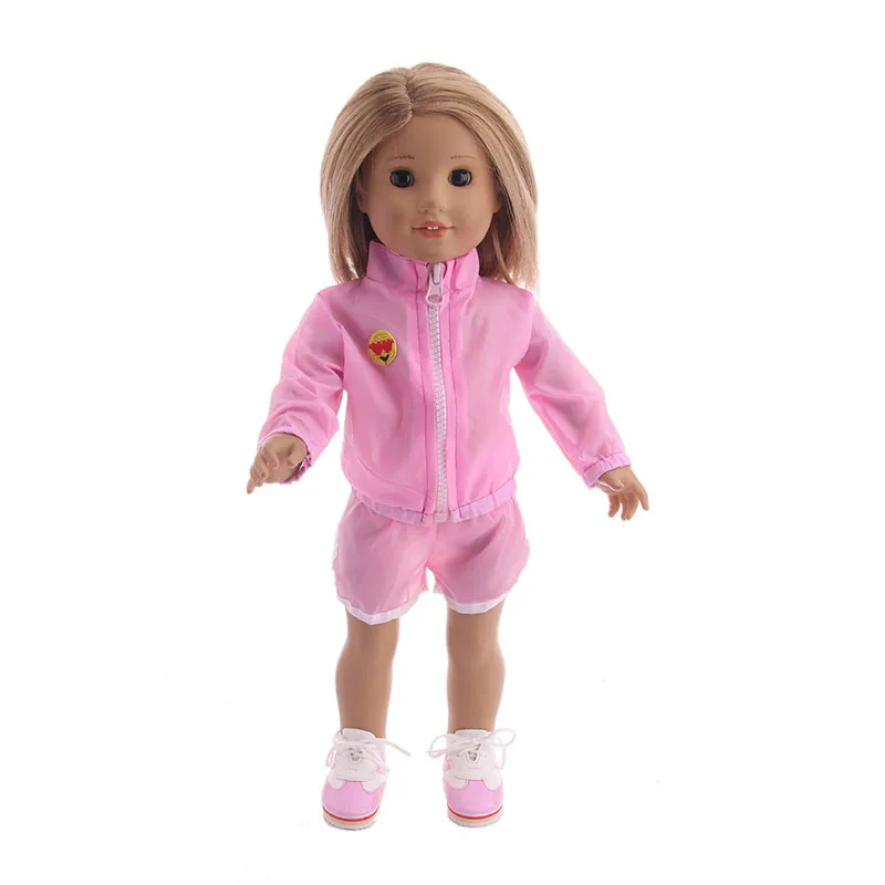 Аксессуары для кукол 6 Милая Спортивная Одежда для кукол для 43 см для ухода за ребенком для мам американская кукла и 18-дюймовые куклы Красочные подарки на день рождения