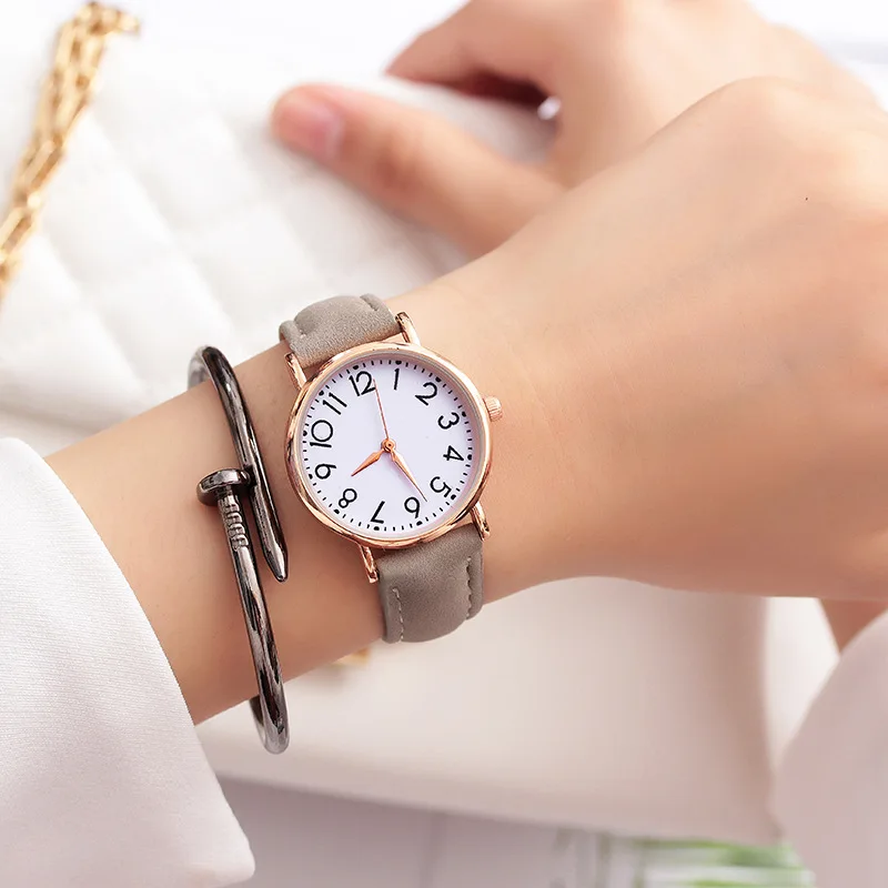Детские наручные часы кварцевые часы с кожаным ремешком, подросток наручные часы для мальчиков и девочек браслет модная детская одежда кварцевые часы детские часы Relogio Infantil - Цвет: grey