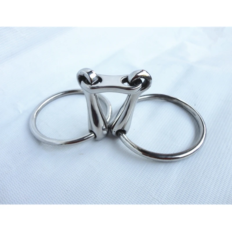 Stainless Steel Ring Snaffle Bit Horse Product 5\