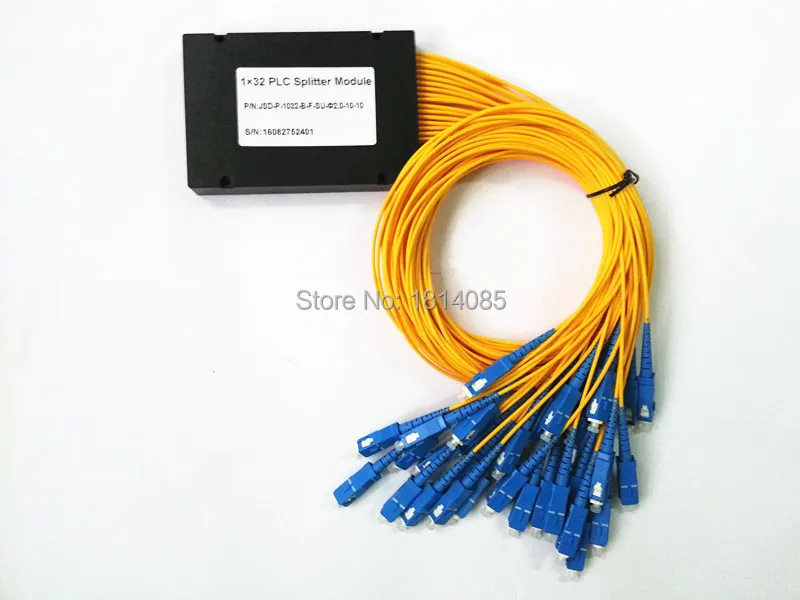 

3.0MM 1x32 ABS Box Module Type SC/PC Connector Fiber Optic PLC Splitter