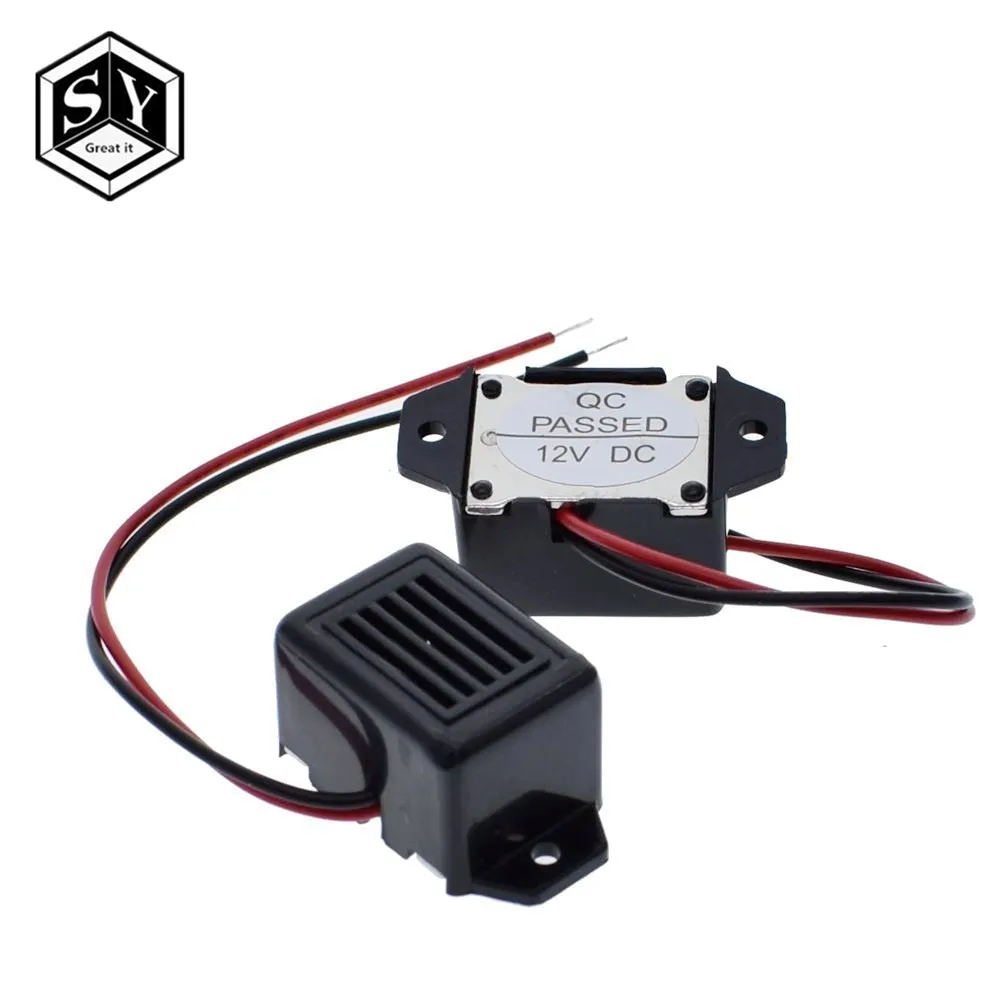 كبيرة فإنه 1 قطعة إنذار الطنان DC 12 V 85dB البسيطة الإلكترونية إنذار بوزيرس المستمر لهجة