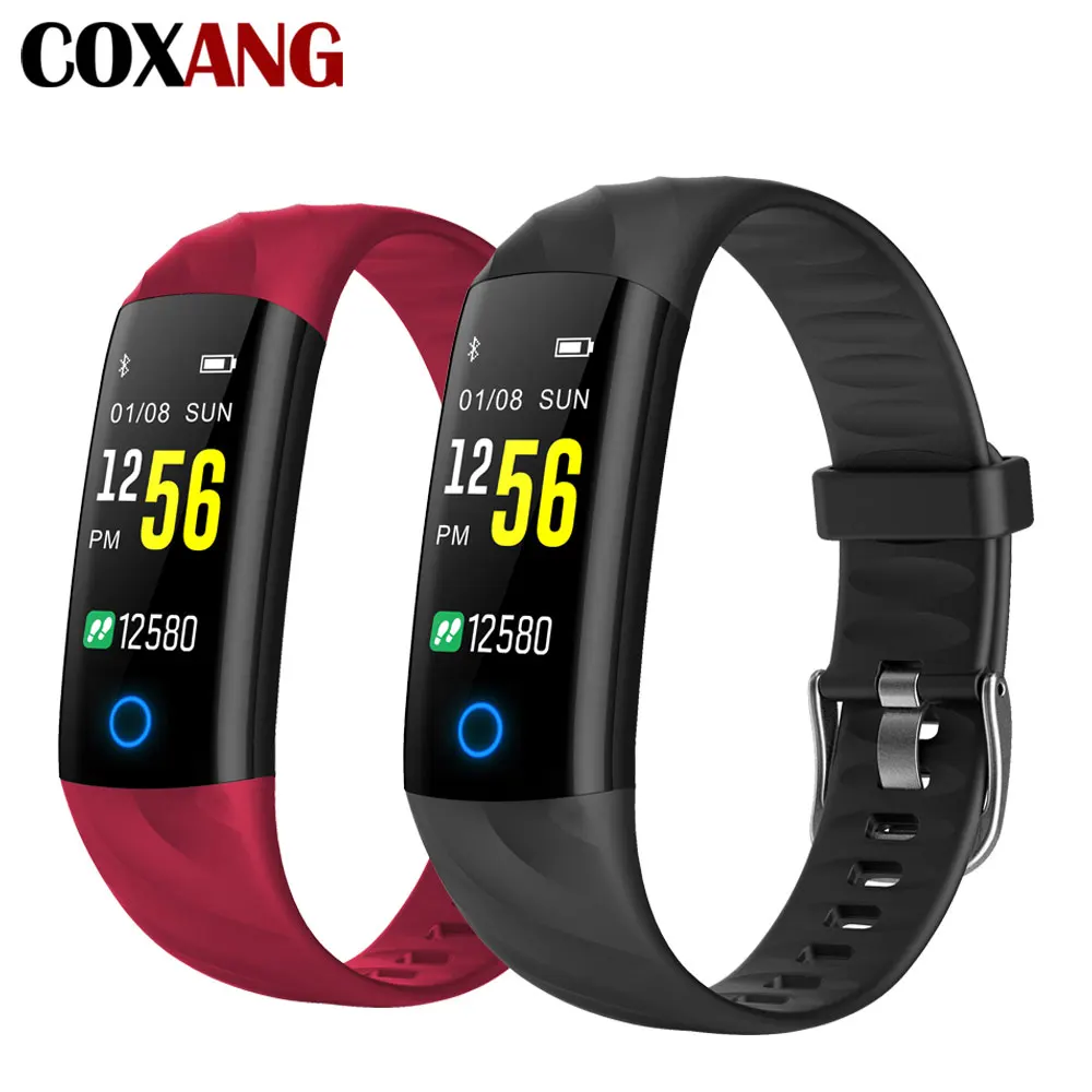 Coxang S5 Фитнес браслет монитор сердечного ритма крови Давление измерения шагомер