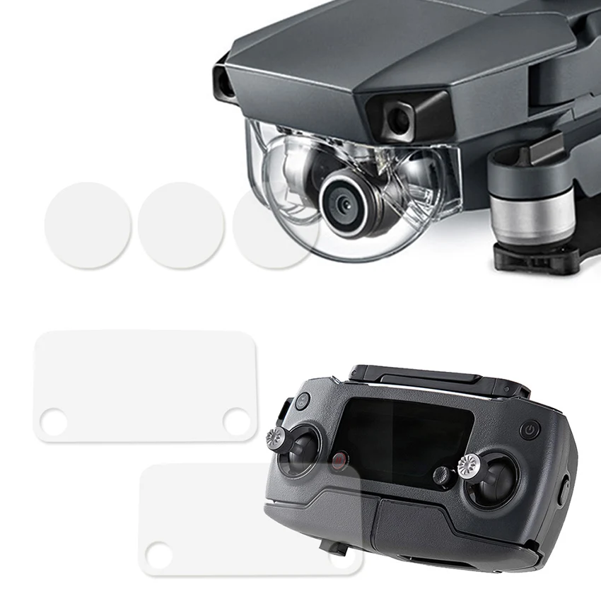 Sunnylife-3pcs-Upgraded-DJI-Mavic-Pro-Camera-Clear-HD-Lens-Protective-PET-Film-2pcs-Remote-Controller