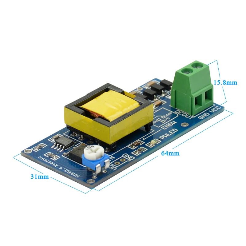 Dc-Dc повышающий преобразователь 5 V-12 V Шаг до 300 V-1200 V плата модуля питания