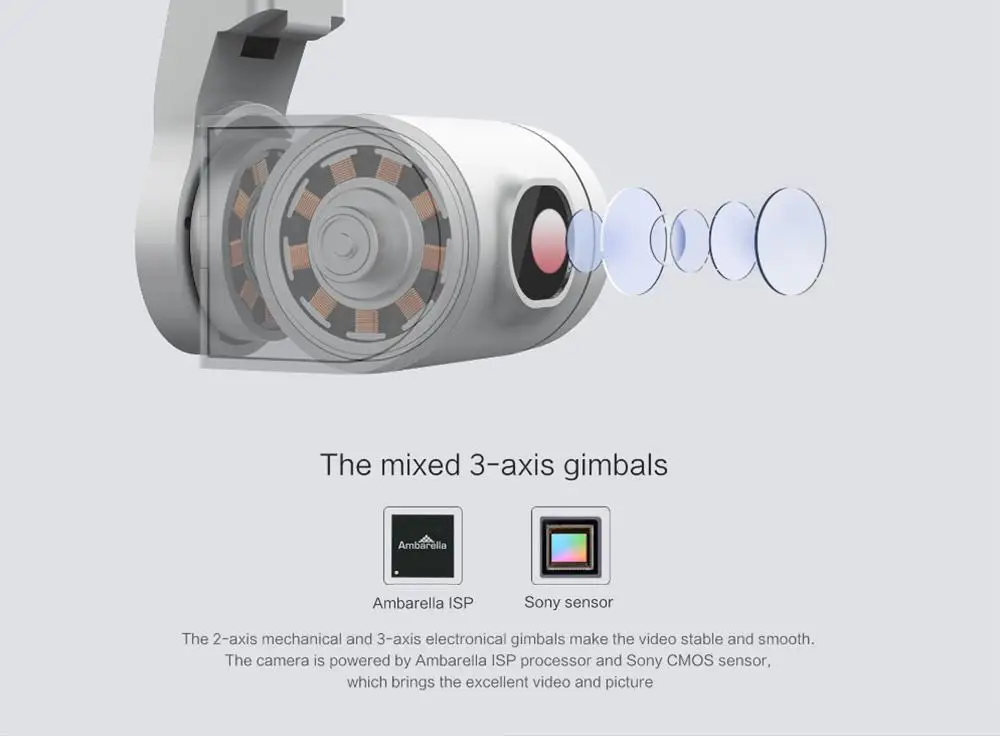 LeadingStar FIMI A3 5,8 Г 1 км с видом от первого лица 2 Ось Gimbal 1080P Камера gps RC Дрон Квадрокоптер RTF