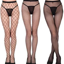 Hollow out sexy pantyhose female Mesh black women tights stocking slim fishnet stockings club party hosiery 2017