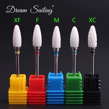 

Ceramic Carbide Nail Drill Bit Nail Art Tool Electric Manicure Drill Machine Cuticle Cleaner Nail Accessories Milling Cutter