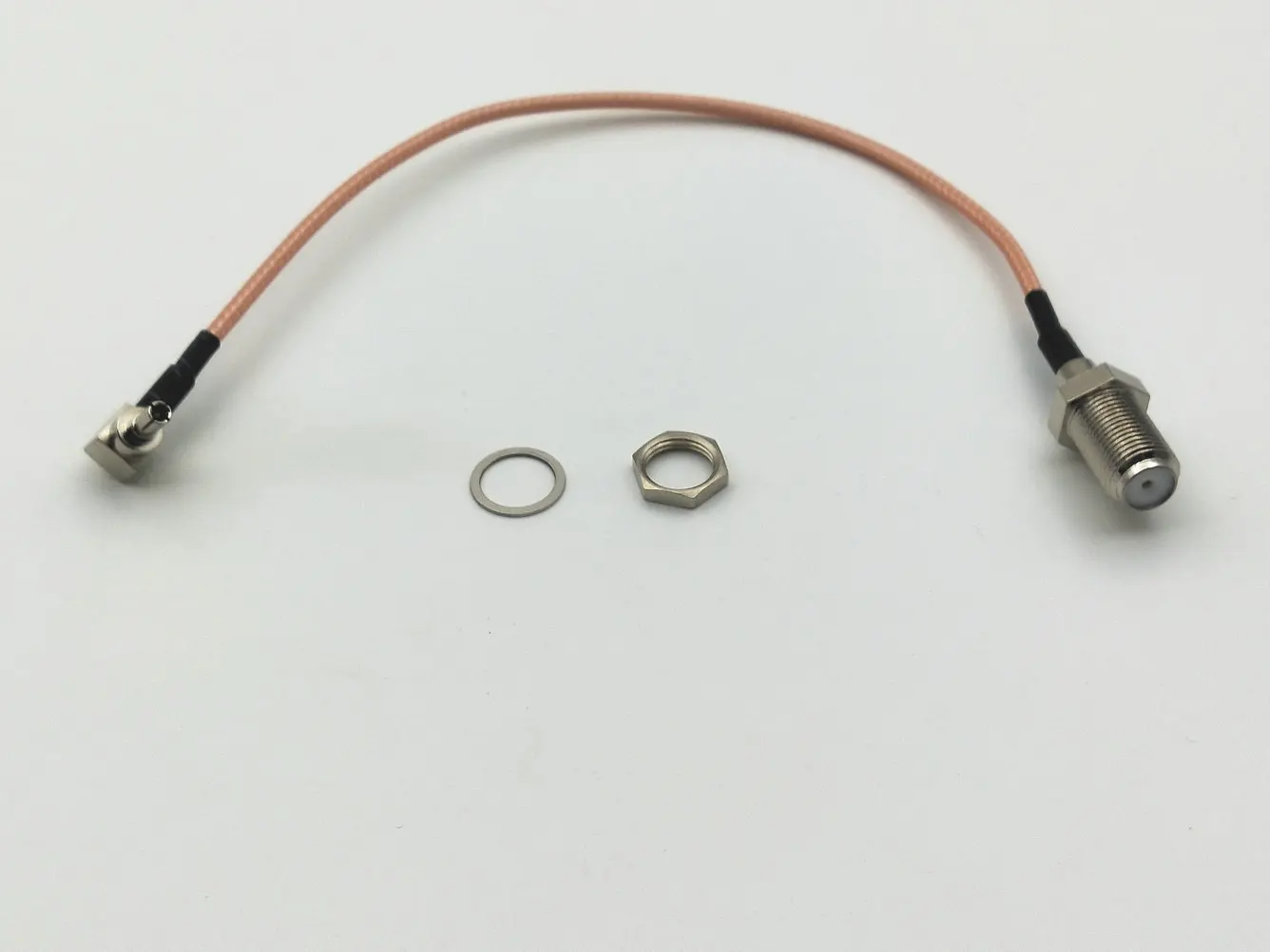 

20pcs F type female to CRC9 male RA RG316 pigtail cable 20cm