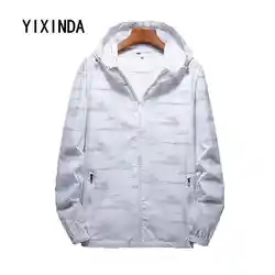 Yixinda бренд 2018 Новый Весна и осень тенденция куртка Мужская свободные пальто человека, мужской молодежной и избыточный вес 7XL