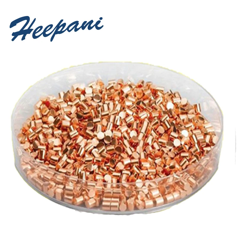 Free shipping high purity 99.999% Cu copper particles  granules  pellets for scientific research (6)