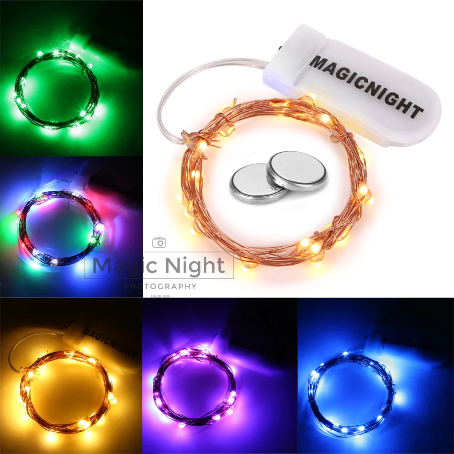 Magicnight Firefly String Starry Light Warm White Micro LED Battery Operated for Home Decor ...
