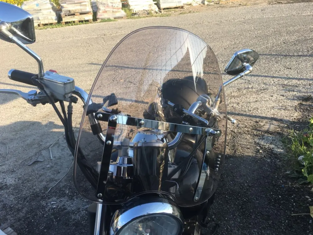 Ветровое стекло для мотоцикла 7/8 &quotили 1&quot руль Honda Rebel 82 2016 250 CM250 CMX250 Custom 125 см125 см