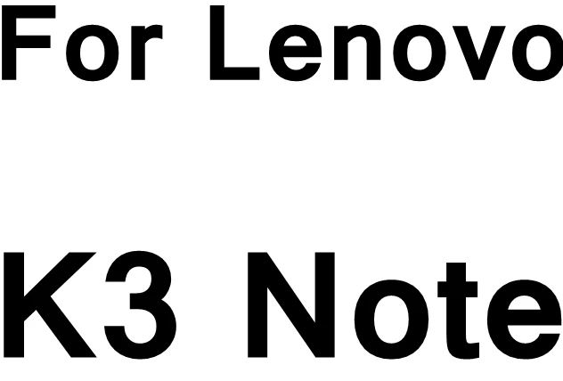 Закаленное Стекло для lenovo A536 A606 A850 A5000 K3 k900 P70 P780 S580 S60 S660 S850 S860 Экран протектор SKLO пленка en verre чехол - Цвет: for Lenovo K3 note