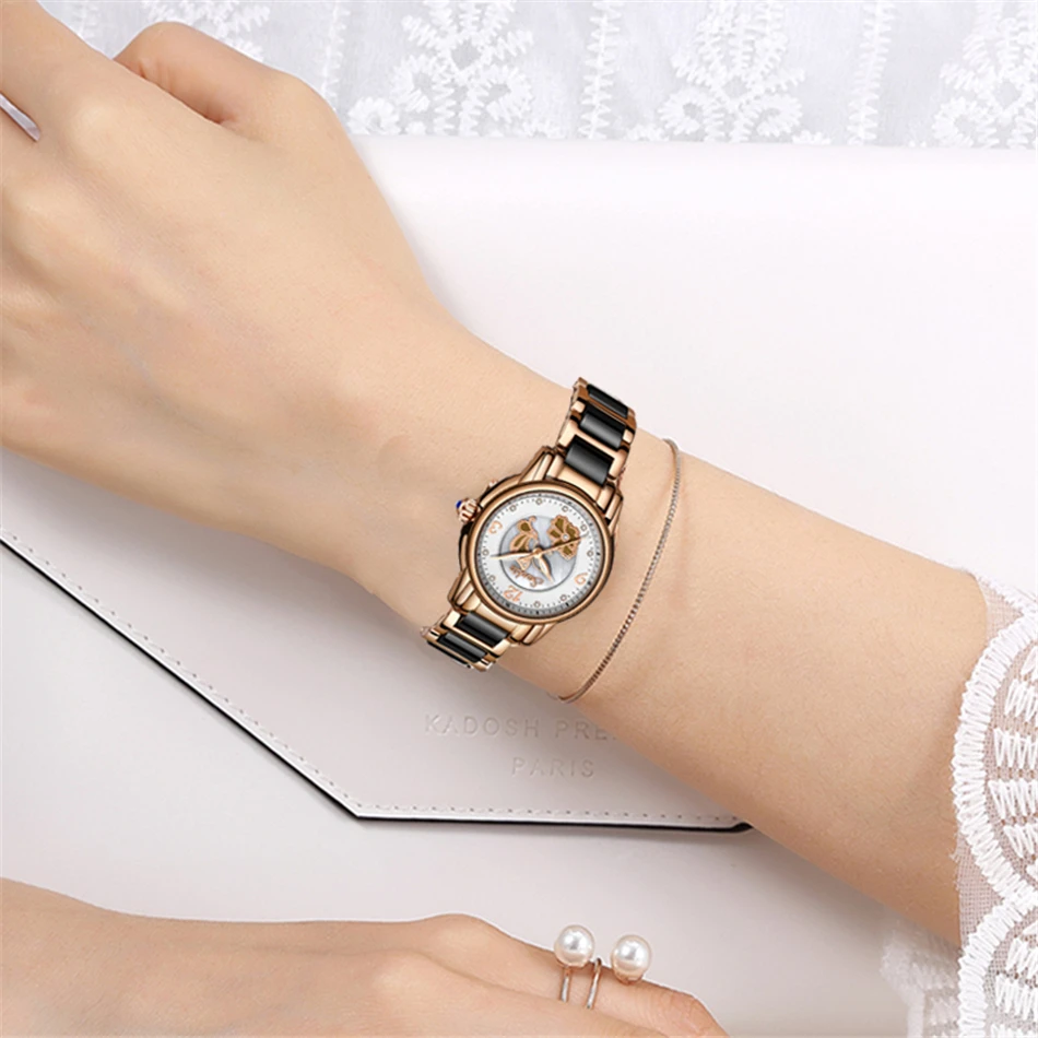 Gold Feminino Fashion Dress Ladies States Girl Women Mushi Clock Popular Honno Brand Relogio Casual United Dollar Watches Luxury USD Top SUNKTA Rose Waterproof 1 Gold Feminino Fashion Dress 1