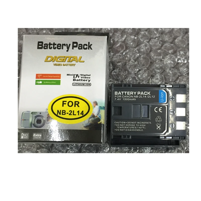 NB-2L14 NB2L12 литий-ионный аккумулятор N2L14 литиевые батареи NB 2L14 для Canon MVX300 MVX30i MVX330i MD140