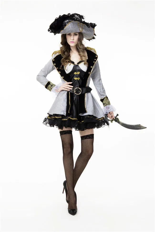 Сексуальные костюмы на Хэллоуин для женщин Роскошные пиратские костюмы маскарадный сексуальный армейский костюм на Хеллоуин Косплей