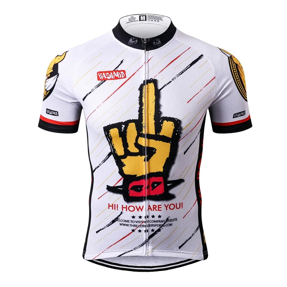 

THRILLER RIDER SPORTS TRS-0091 Mens Cycling Jersey Cycling Clothing Bike Shirt Size S to 5XL