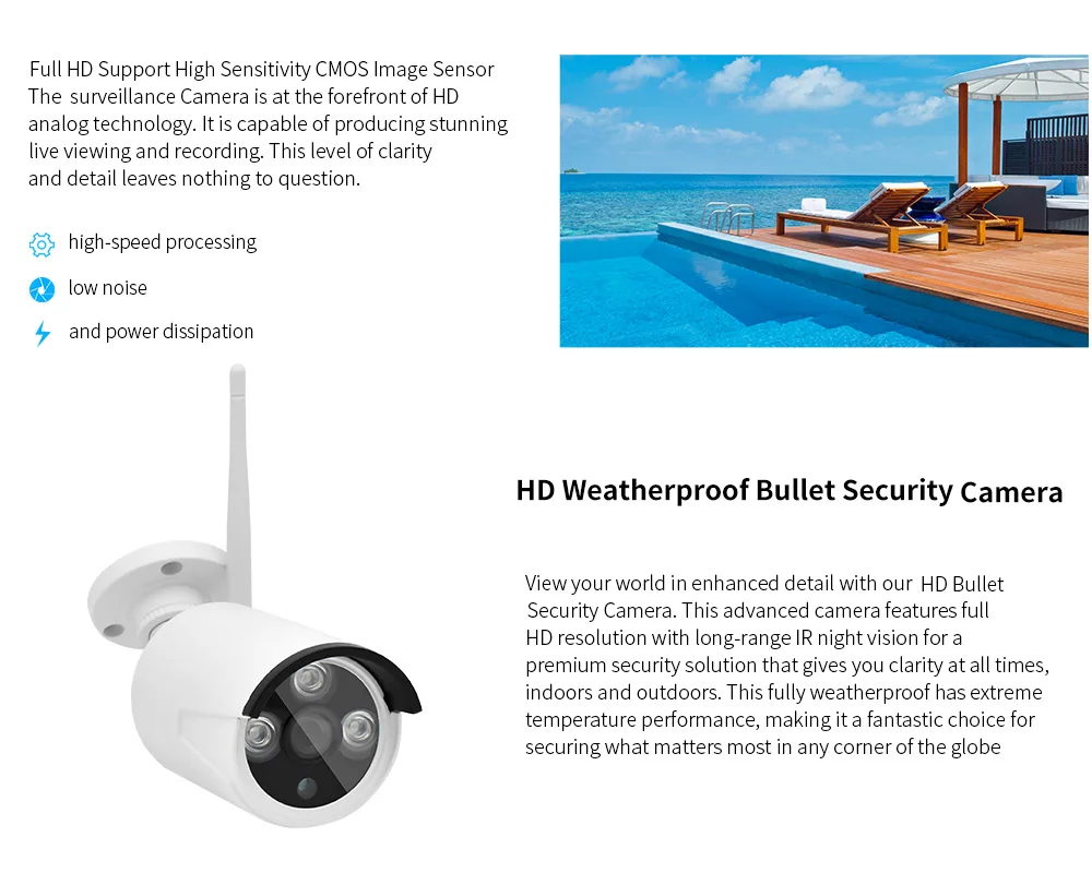 Wistino 4CH Wireless CCTV Security System Kits HD 720P Wifi Kit IP Camera Outdoor 1MP Video Monitor IR LCD NVR Screen Surveillance  (7)