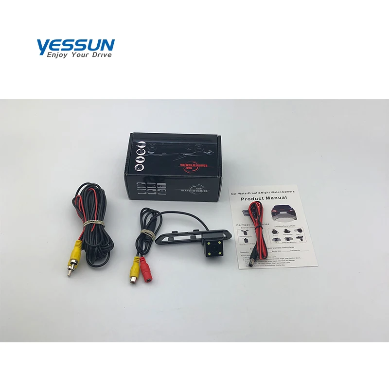 Yessun HD CCD ночного видения автомобиля заднего вида резервная камера водонепроницаемая для Nissan Tiida Nissan Pulsar C12 2011