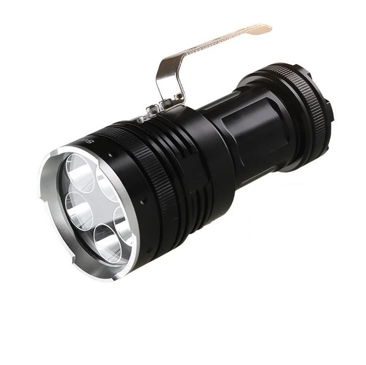 

SupFire L1 CREE XML2-U2 Super Bright Aluminum Alloy LED Torch 5-mode 4*18650 Battery Police Tactical LED Flashlight
