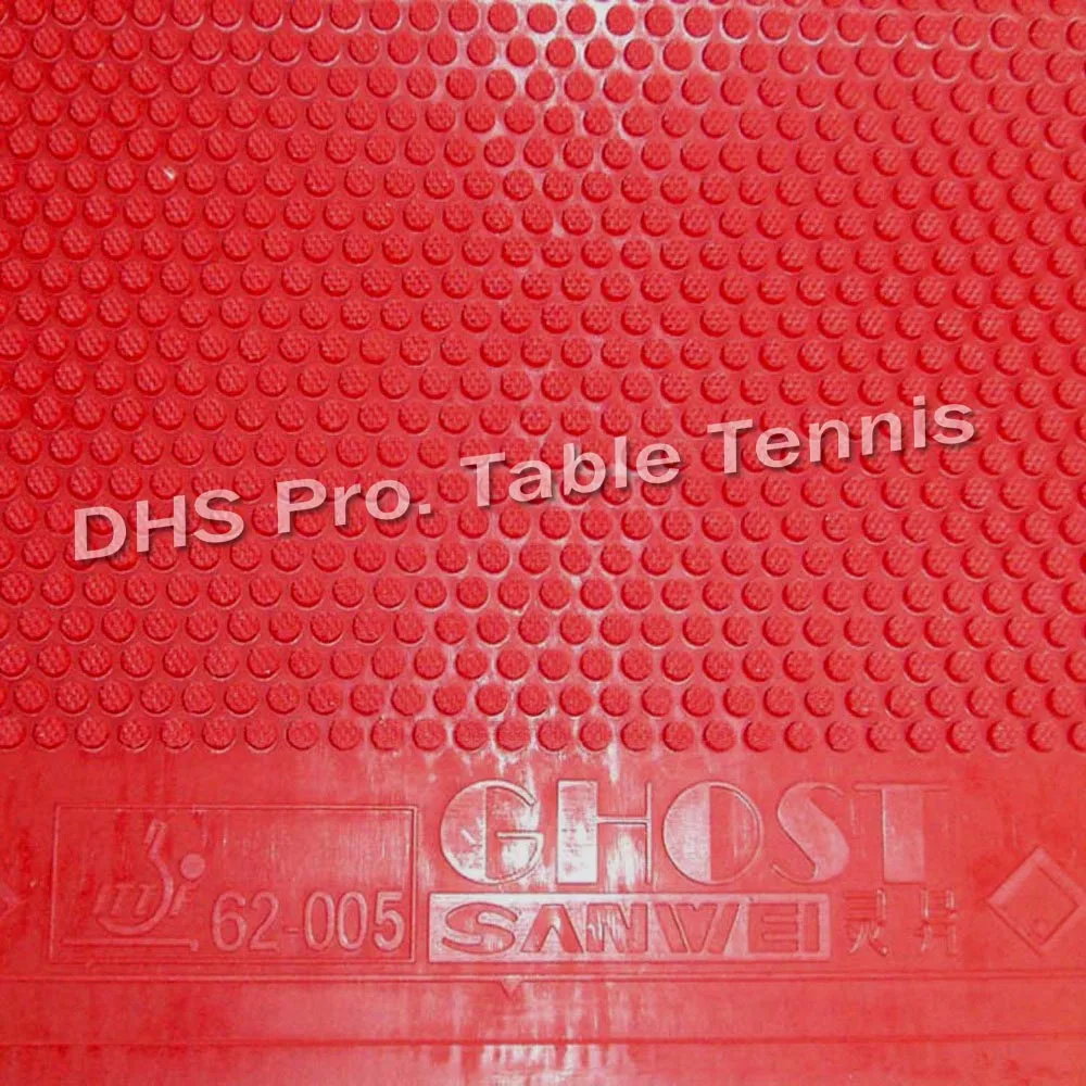 

Sanwei Ghost Short Pips-Out Table Tennis Rubber (without Sponge)red