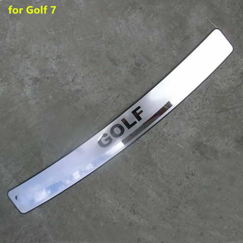 

Stainless Steel Rear Bumper Protector Sill Trunk Tread Plate Trim for Volkswagen Golf 7 2014-218 Car styling