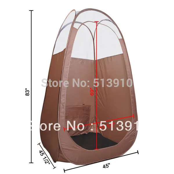 Automatic Pop Up Airbrush Spray Tanning Tent Booth Clear Tan Indoor Outdoor Camping Tentin