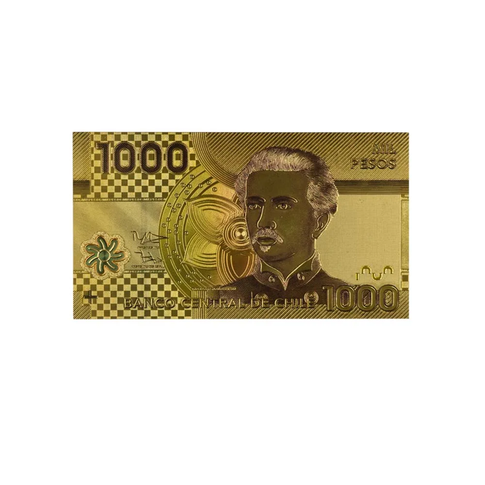 Новый продукт золотые банкноты 24k позолоченные бумажные деньги горячая
