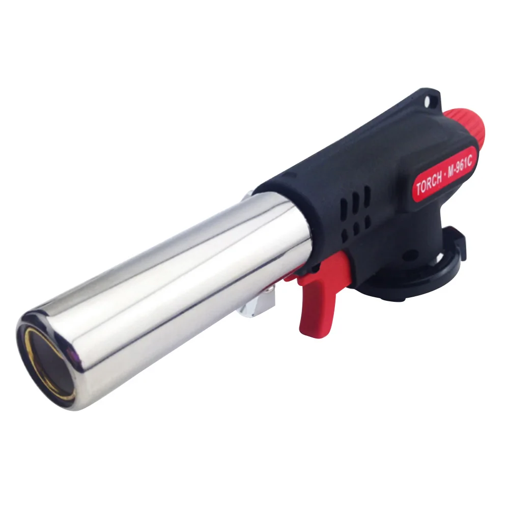 

New Gun Blowtorch Gas Torch Flame Cooking Soldering Butane AutoIgnition gas-Burner Lighter Heating Welding Gas burner Flame