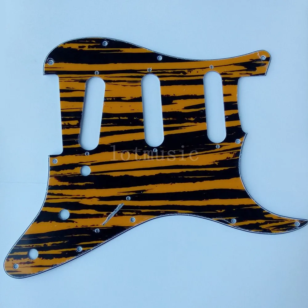 4 шт. новая 3 слойная желтая гильза для Fender ST Strat гитарная Замена|st guitar pickguard|strat