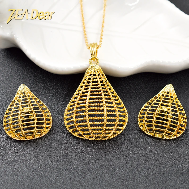Diana baby Jewelry Romantic Sets For Women Earrings Necklace Pendant Heart Wedding Engagement Findings | Украшения и аксессуары