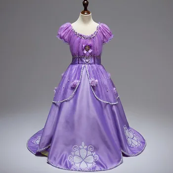 

MERI AMMI Children Girl Dressing Dresses Princess Party Beauty Princess Cosplay Dress For 4-11Year Kid Girl