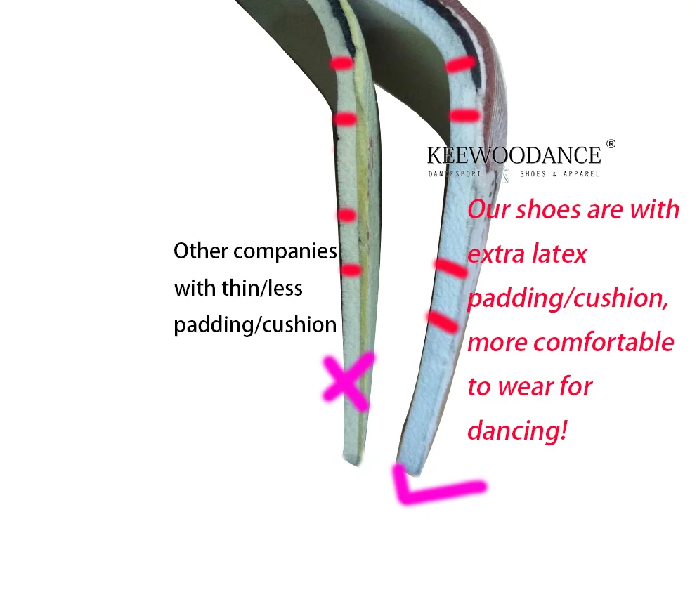 KEEWOO/Танцевальная обувь для бальных танцев; женская обувь; zapatos de mujer; обувь для латинских танцев; обувь для сальсы; chaussure femme; женская обувь
