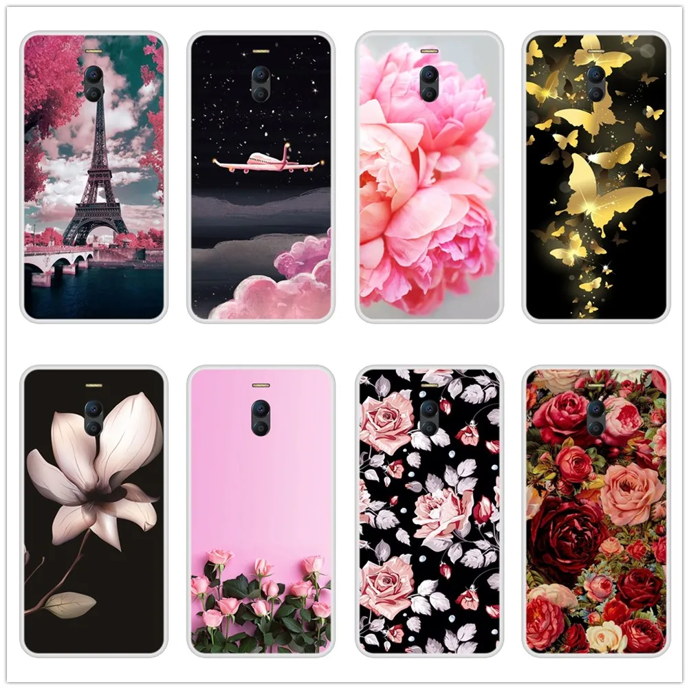 Силиконовый чехол для Meizu M6 M5 M3 M2 Note Мягкий ТПУ Модный M5C M6S M6T M5S M3S телефона в