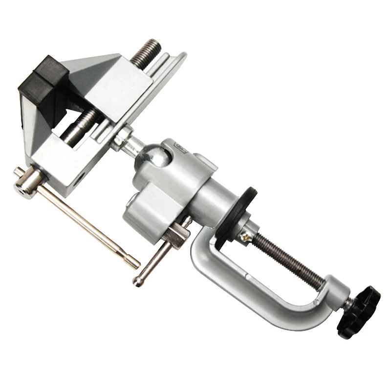 

Mini Vise Tool Aluminum Small Jewelers Hobby Clamp On Table Bench Vice Lathe