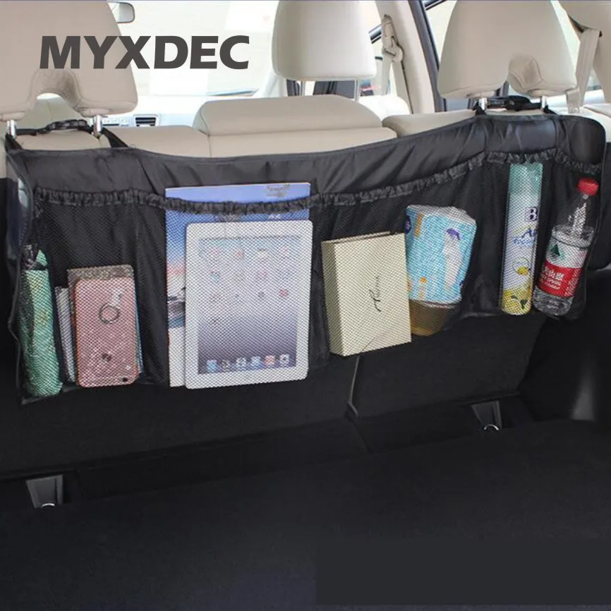 95x32cm Universal Car Seat Back Storage Mesh Net Bag Luggage Holder