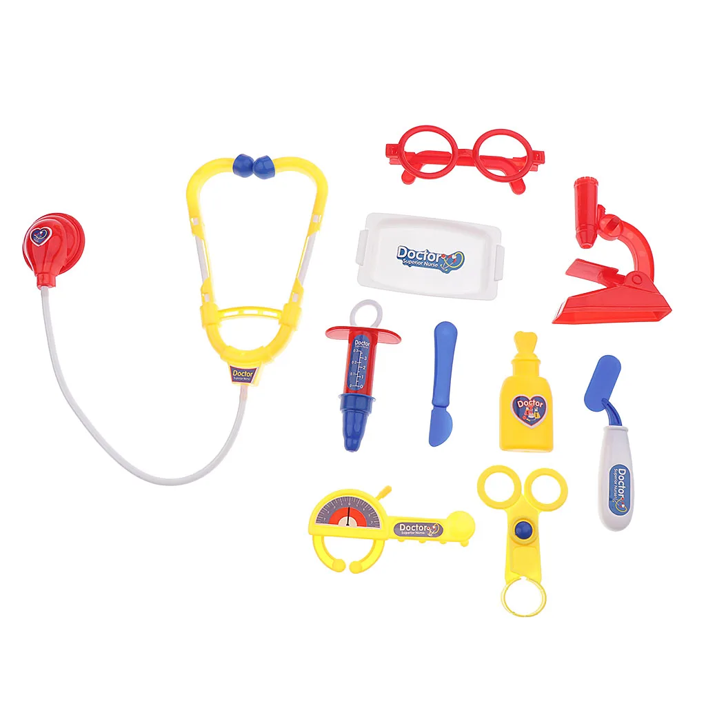 Дети ролевые игры Доктор игрушечный набор медсестры спецодежда медицинская комплект подарок жесткий чехол