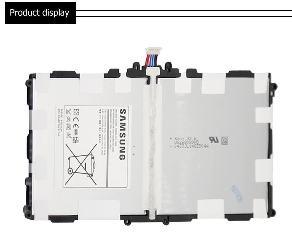 Samsung планшет Батарея 8220 мА/ч, T8220E для samsung GALAXY Note 10,1 вкладка Pro 10,1 P600 P601 P605 SM-P607 SM-T520 SM-T525