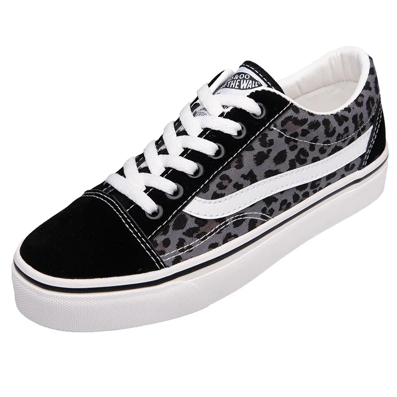 

Canvas Shoes Women's Wild Leopard Student Korean Ulzzang Shoes 2018 New Ins Super Fire Women's Shoes