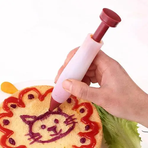 

Silicone Fondant Cake Pen Pastry Icing Writing Syringe Baking Decor Kitchen DIY Tools