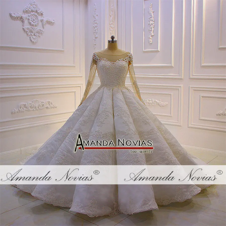 Высокое качество реальные фотографии Аманда новиас свадебное платье бренд новая коллекция