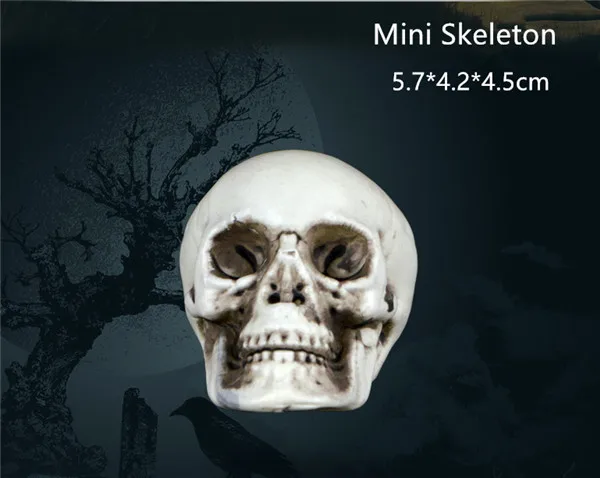 Scary Skeleton Heads Figure Halloween party supply gifts - 8. Mini Skeleton 1