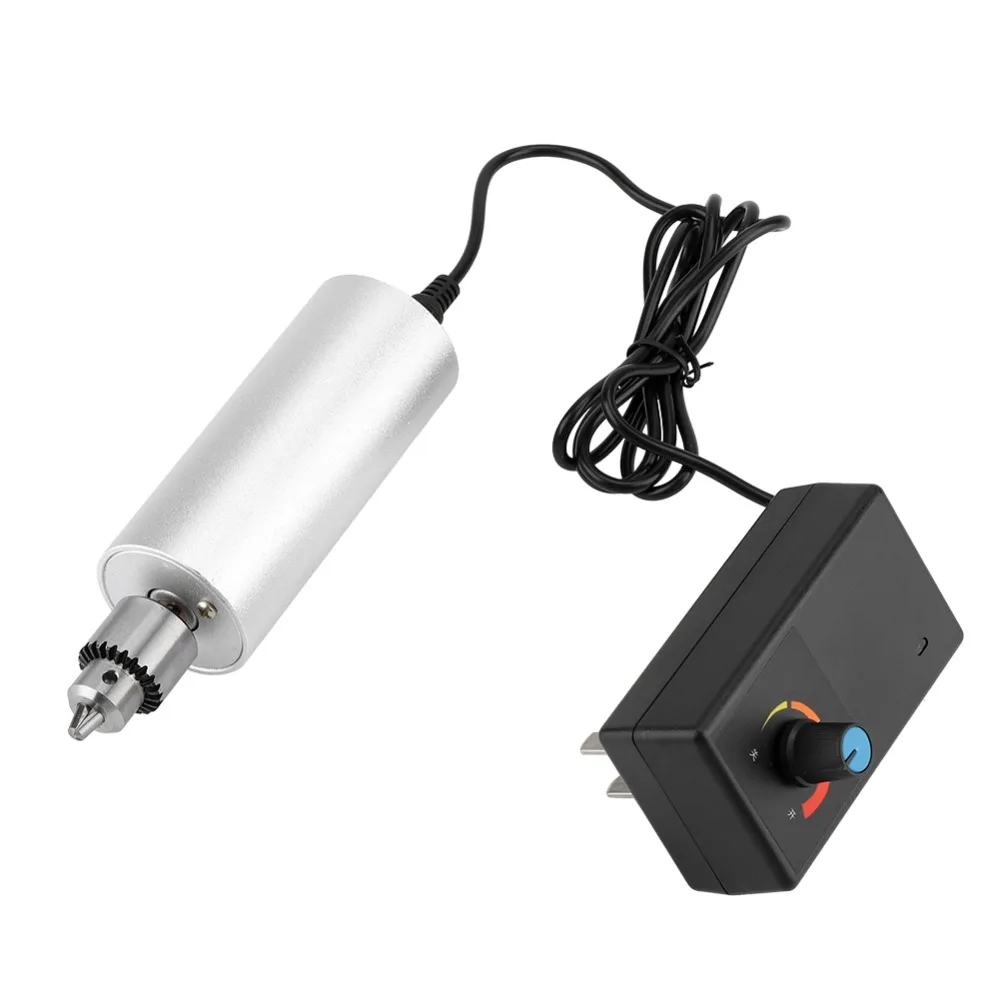 

Mini Portable Electric Hand Drill Power Adapter Set DIY Rotary Tools for PCB Wooden Board
