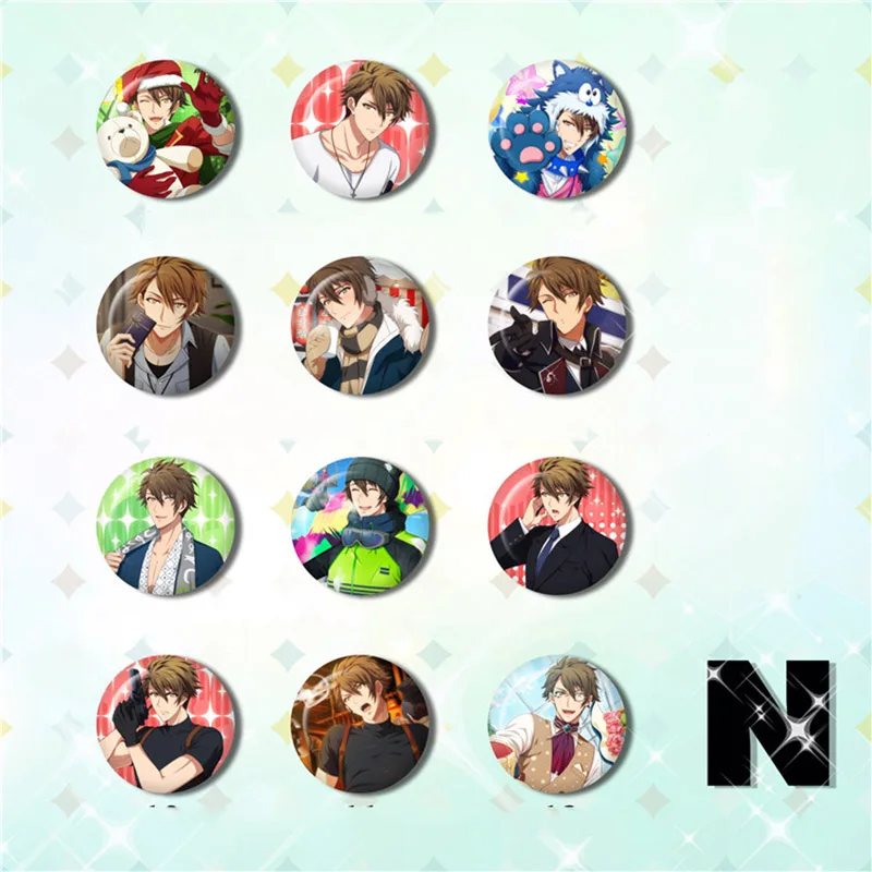 58 мм IDOLiSH7IZUMI IORI Yotsuba MIDO TORAO значки на рюкзак булавка брошь безделушки | Украшения и