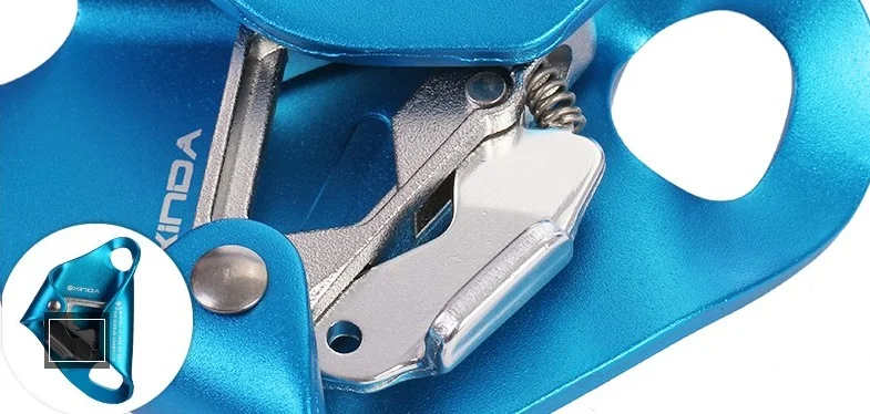 25KN открытый грудь Ascender Кемпинг Пешие Прогулки страховочное для скалолазания Кролл грудь Ascender оборудование для выживания противоскользящее устройство для выживания